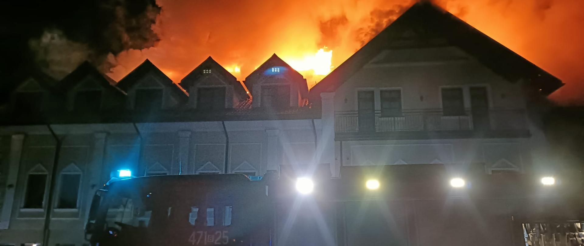 Pożar hotelu w Siemiatyczach