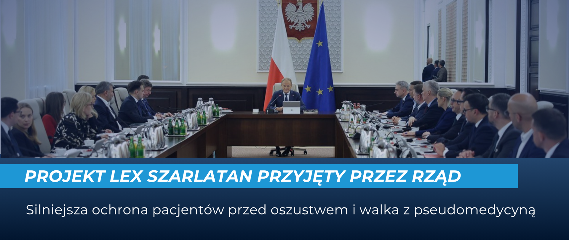 Silniejsza ochrona pacjentów przed oszustwem i walka z pseudomedycyną - projekt lex szarlatan przyjęty przez Rząd