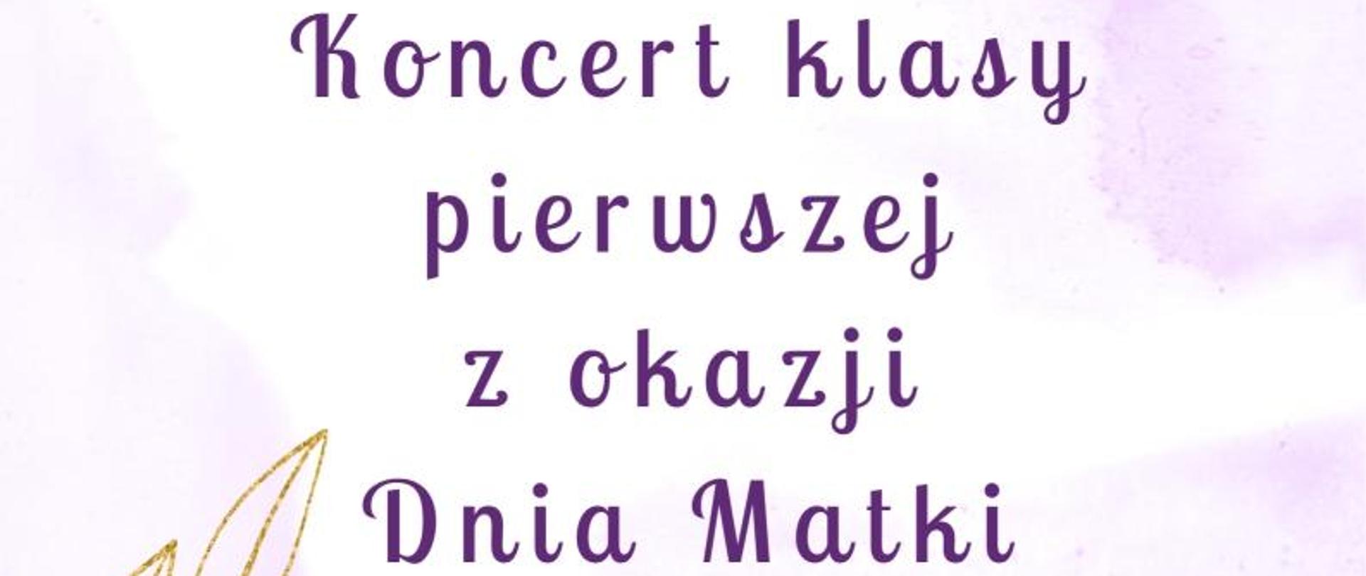 koncert dzień mamy POSA plakat