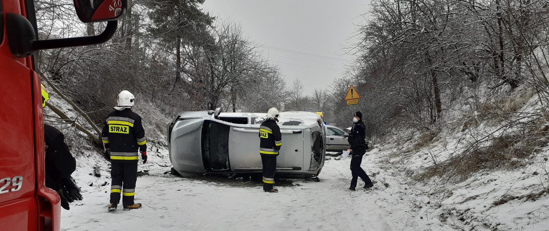 Wypadek w Niegowonicach