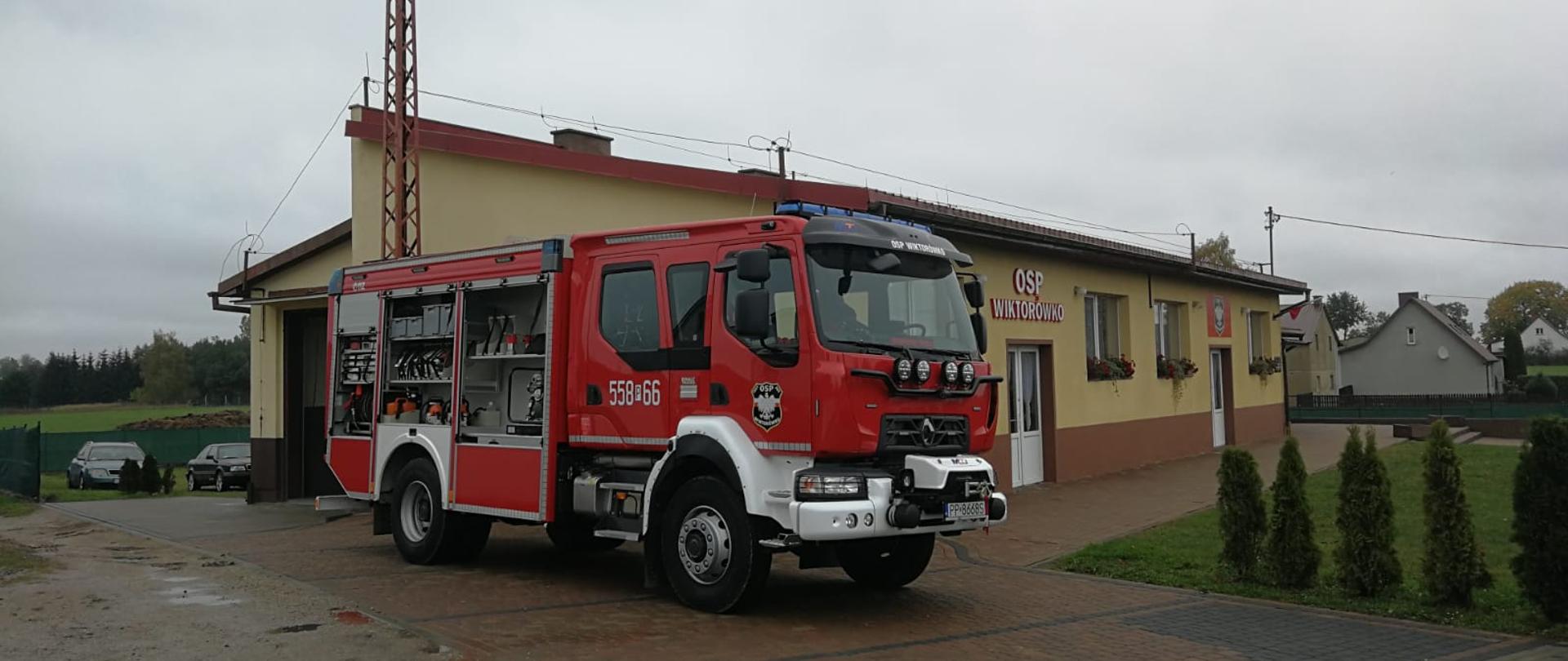 OSP Wiktorówko podczas przeglądów.