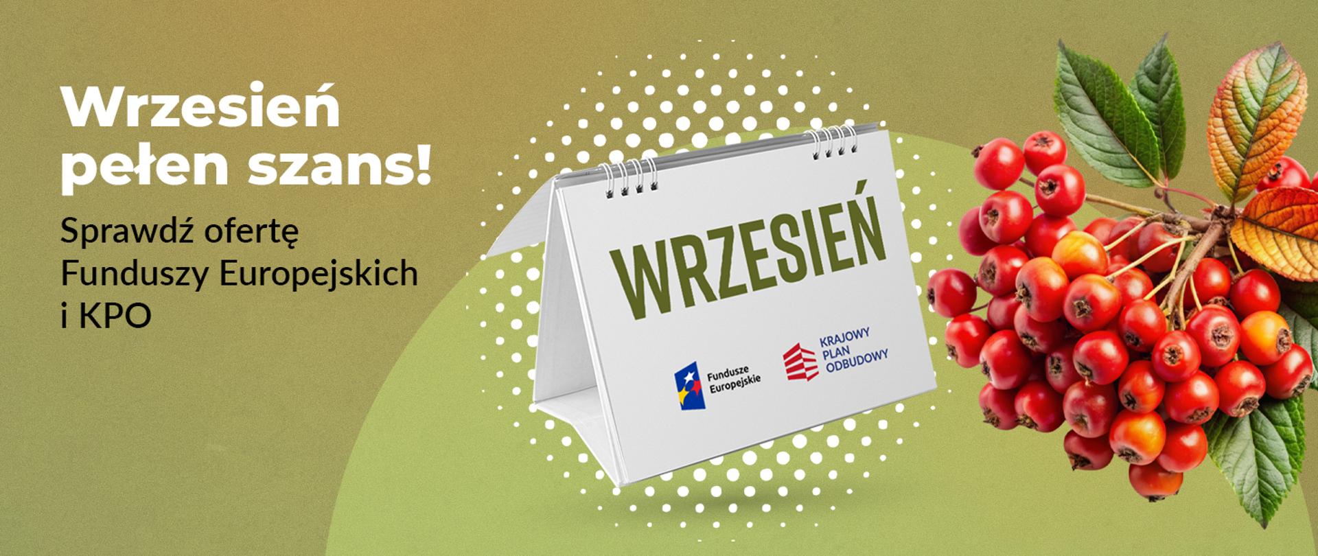 Na grafice widać kartkę z kalendarz z wrześniem i hasło projektu