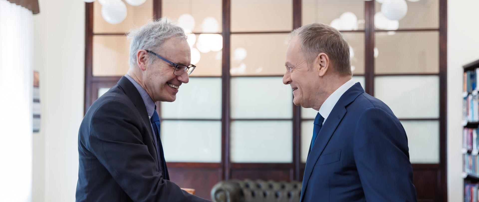PM Tusk with Nobel Laureate Victor Ambros