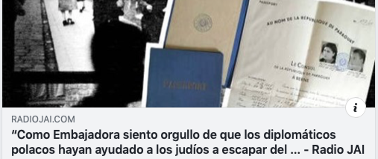 Sobre la lista de Ładoś en la radio judia Polonia en Argentina