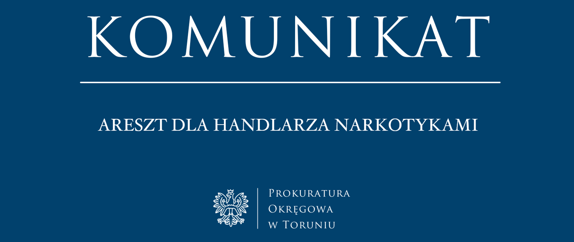 Areszt dla handlarza narkotykami