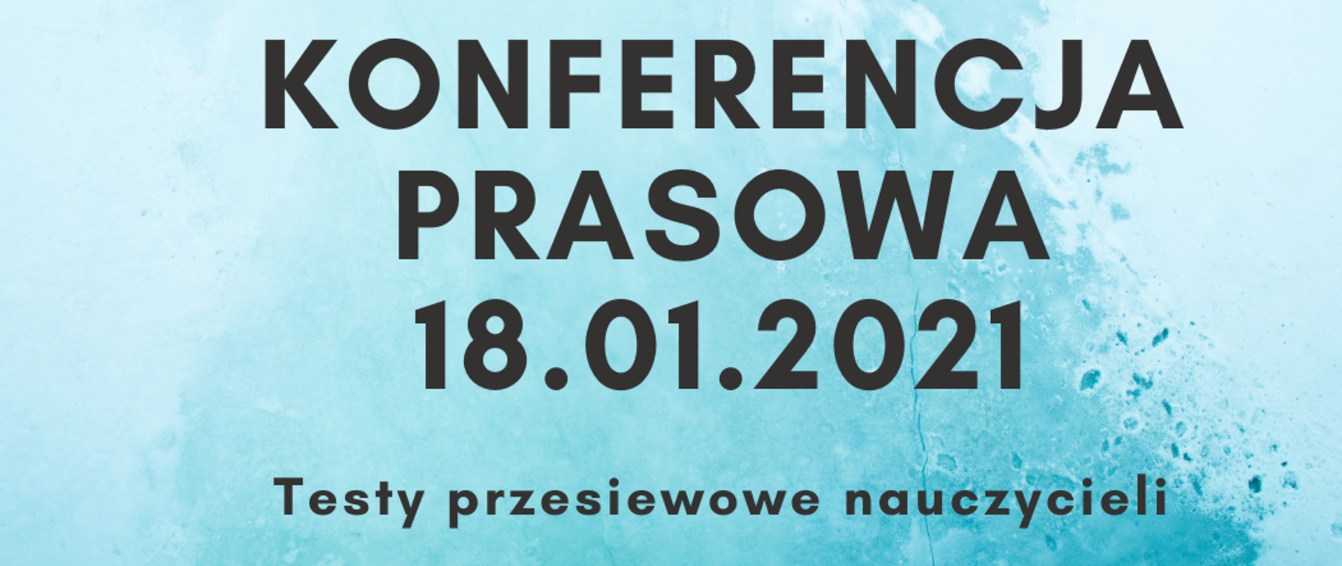 Konferencja prasowa 18.01.2021