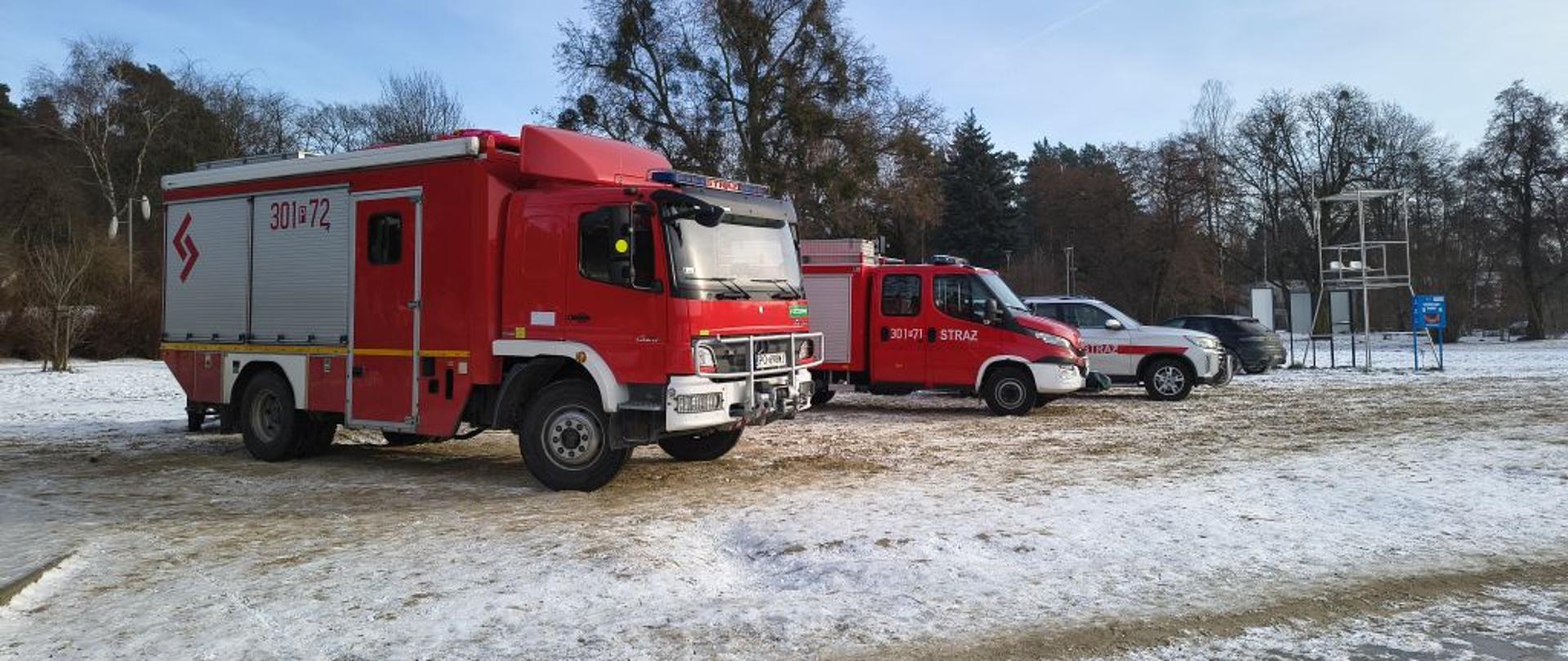 Siły i środki na miejscu ćwiczeń praktycznych