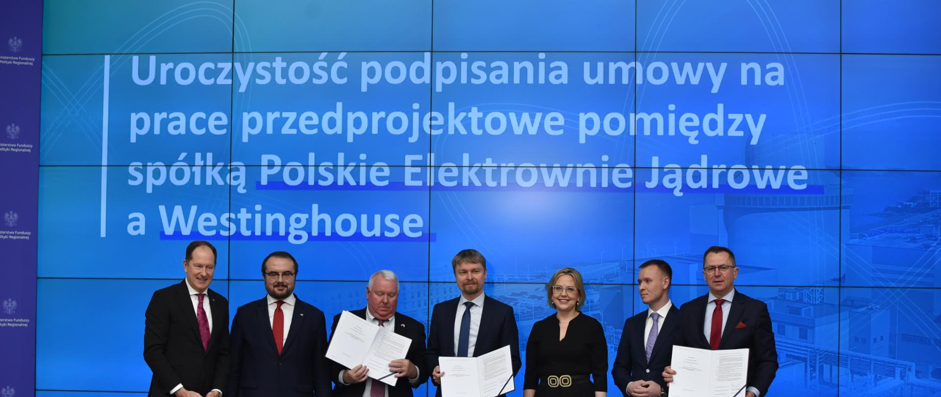 Podpisanie umowy rozpoczynającej wspólne działania prowadzące do przygotowania projektu pierwszej elektrowni jądrowej w Polsce
