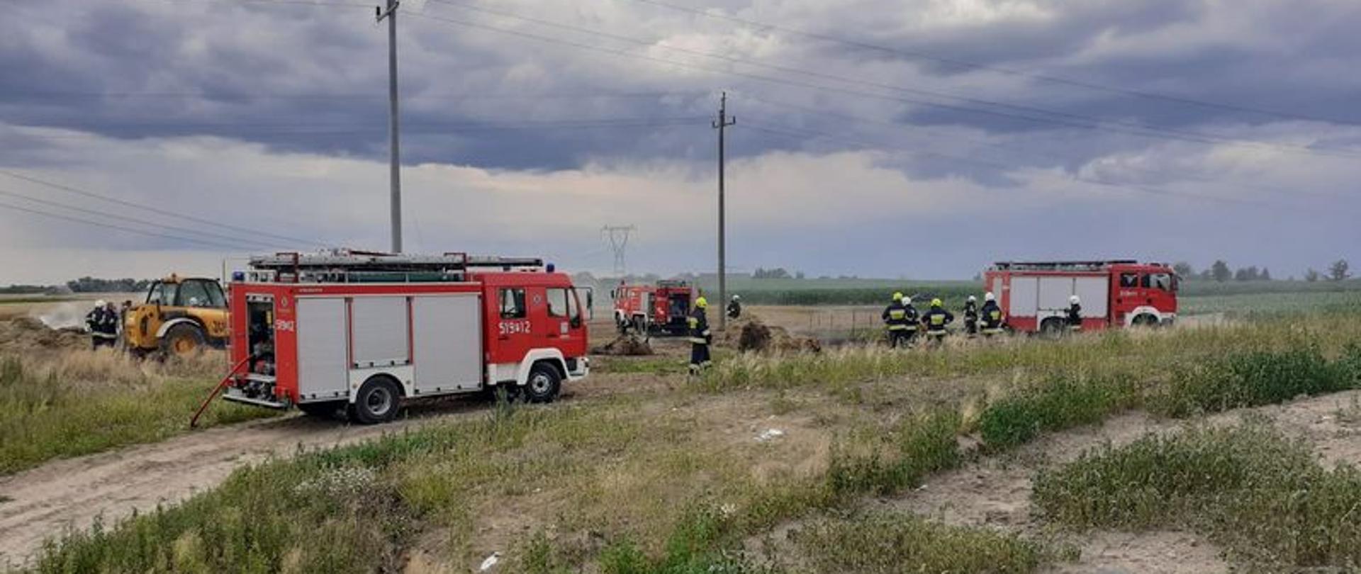 Brody – pożar zboża