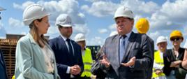 Wizytacja Minister Katarzyny Pełczyńskiej-Nałęcz na budowie SIM Śląsk Północ