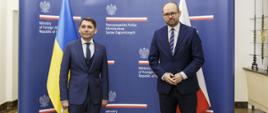 wiceminister Marcin Przydacz powitał ukraińskiego odpowiednika Mykołę Toczyckiego