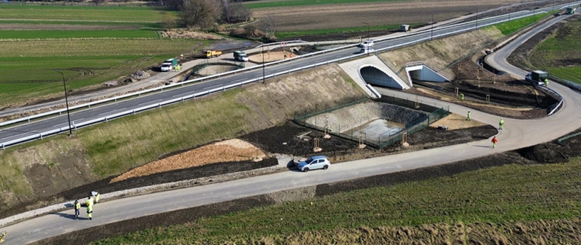 Na zdjęciu widać obwodnicę Gliwic z lotu ptaka.