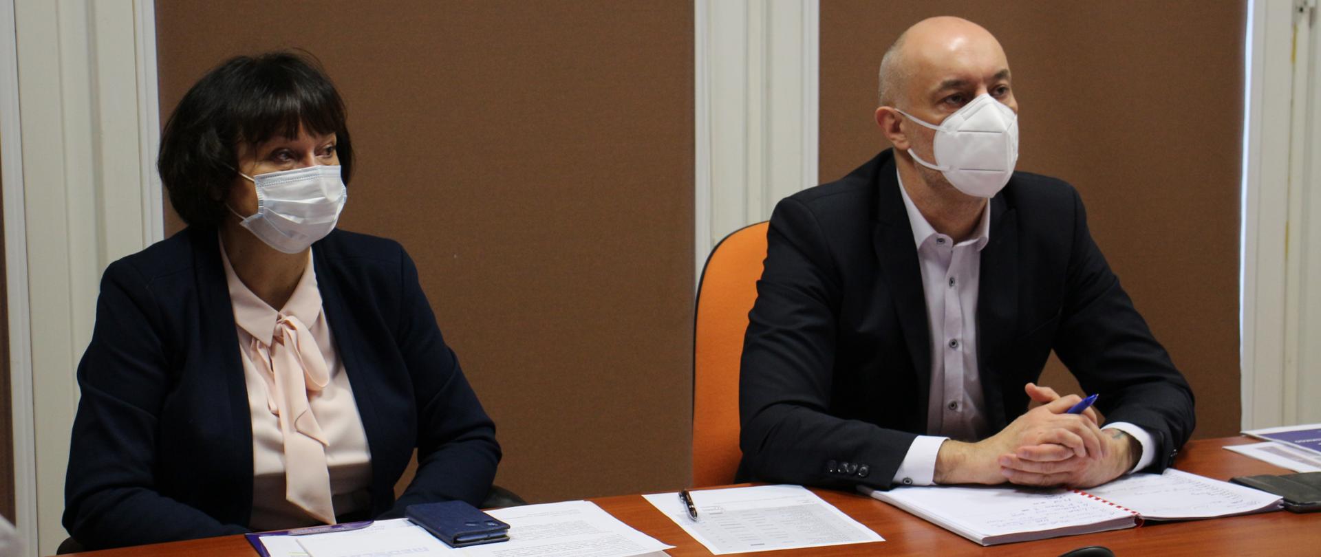 Wideokonferencja ze starostami 