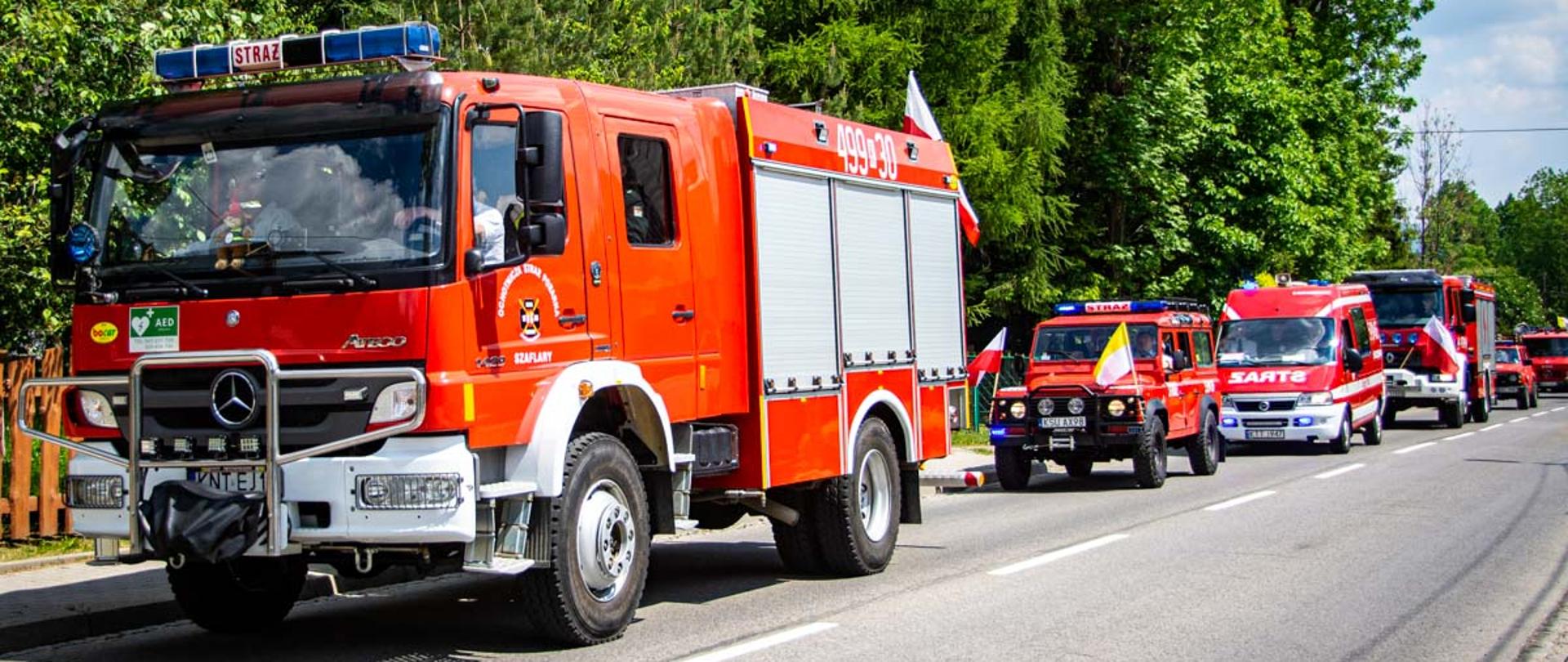 XVIII Samochodowa i XII Motocyklowa Pielgrzymka Strażaków Drogą Papieską z Zakopanego do Ludźmierza