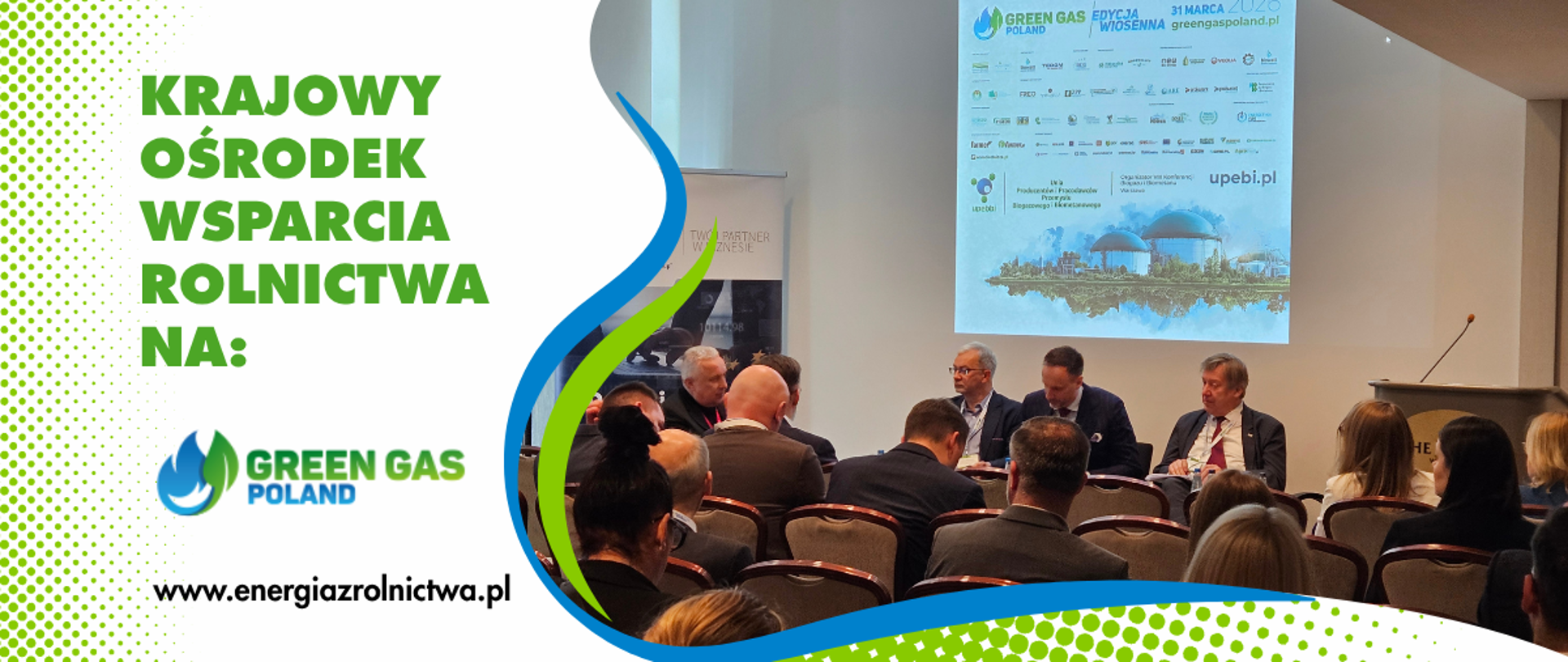 KOWR Partnerem Honorowym wiosennej edycji Green Gas Poland 2026