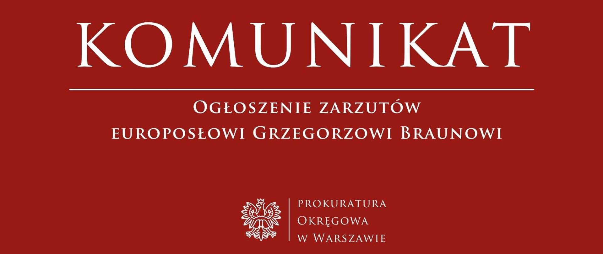 Komunikaty - Warszawa Okręg (54) Braun 