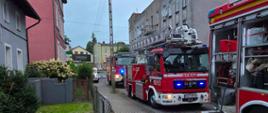 Strażacy na miejscu działania