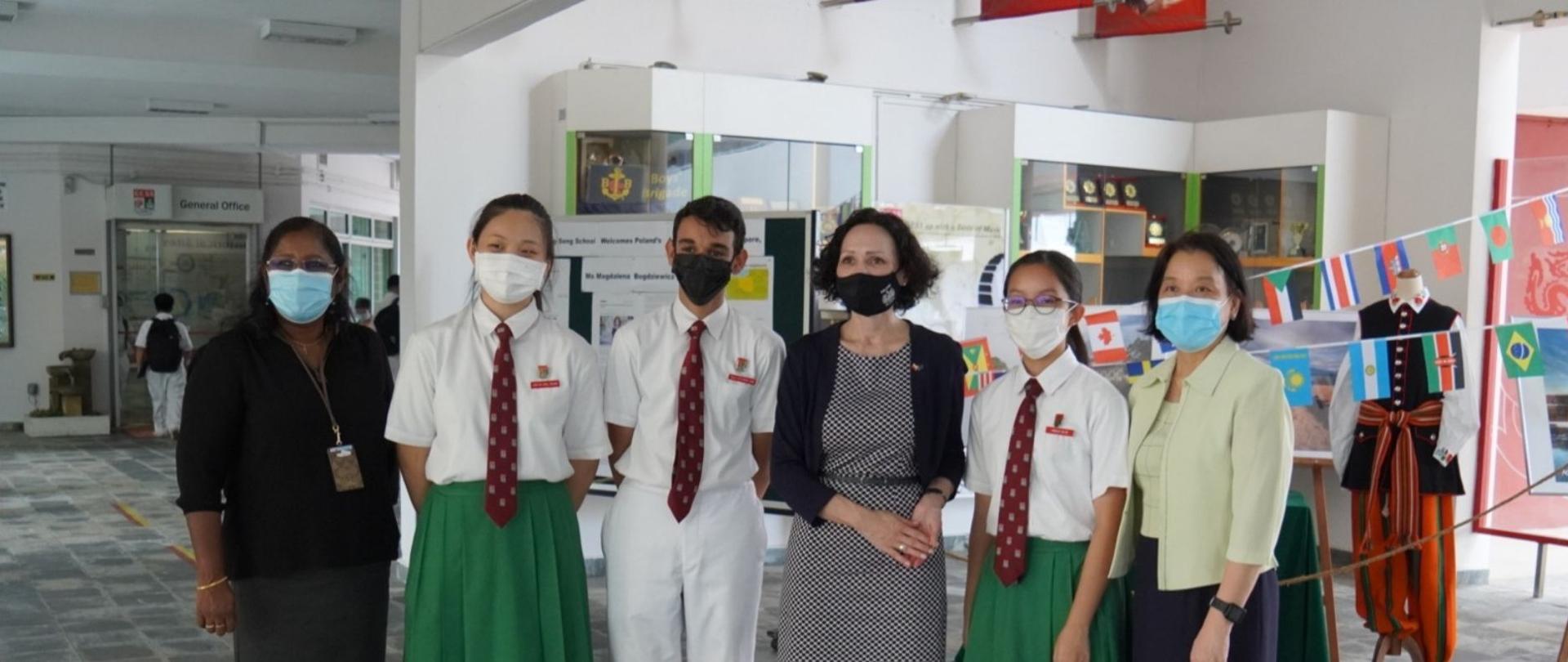 EU at School - Ambassador Bogdziewicz visits a local school with a speech regarding Poland and the European Union