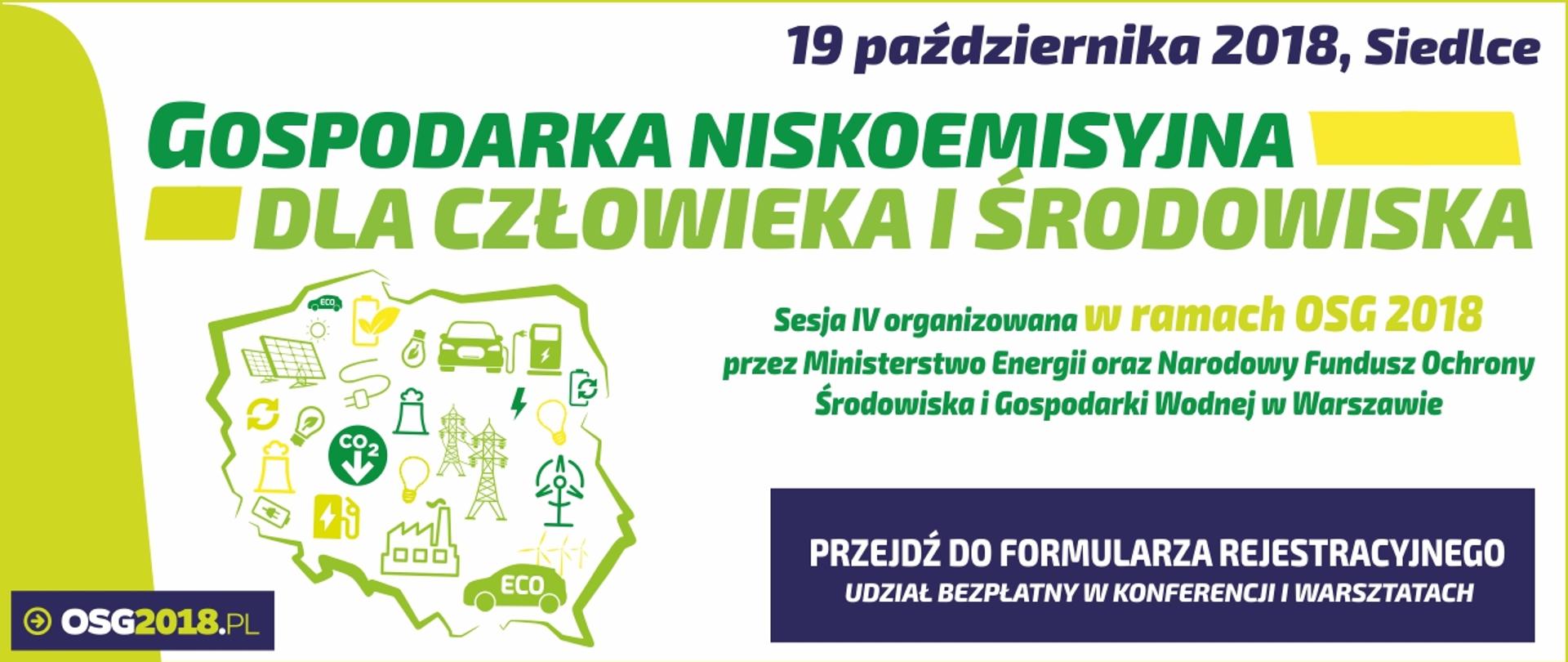 Gospodarka Niskoemisyjna dla człowieka i środowiska (OSG 2018)