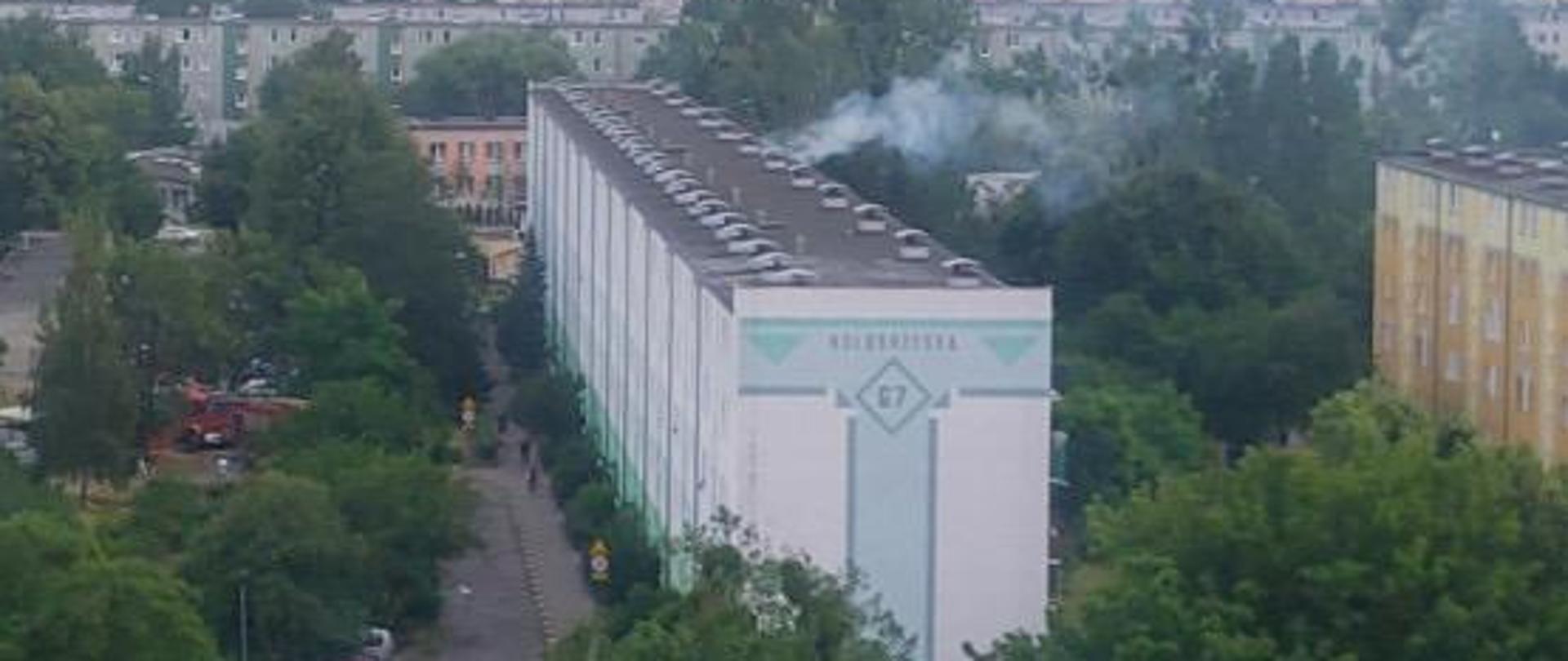 Pożar mieszkania ul. Kołobrzeska
