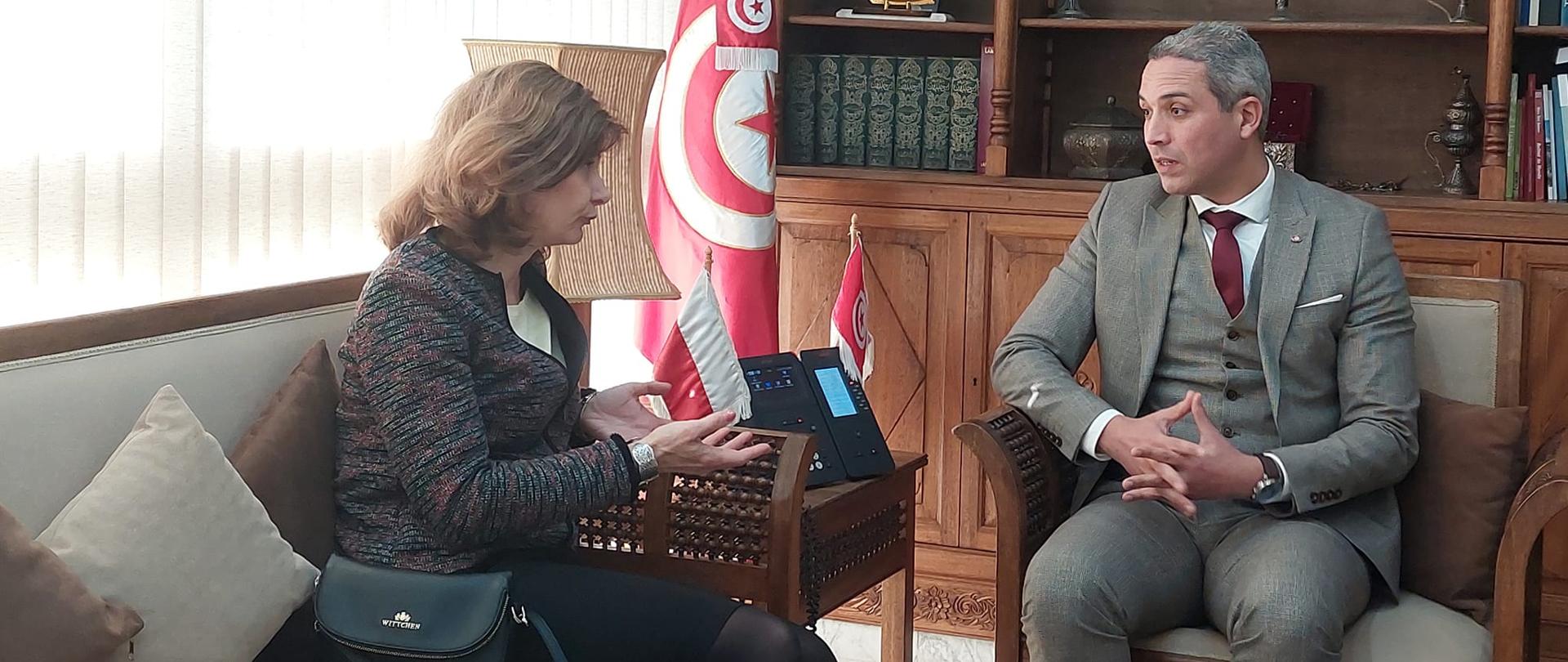 Spotkanie Ambasador RP z Ministrem turystyki i rzemiosła