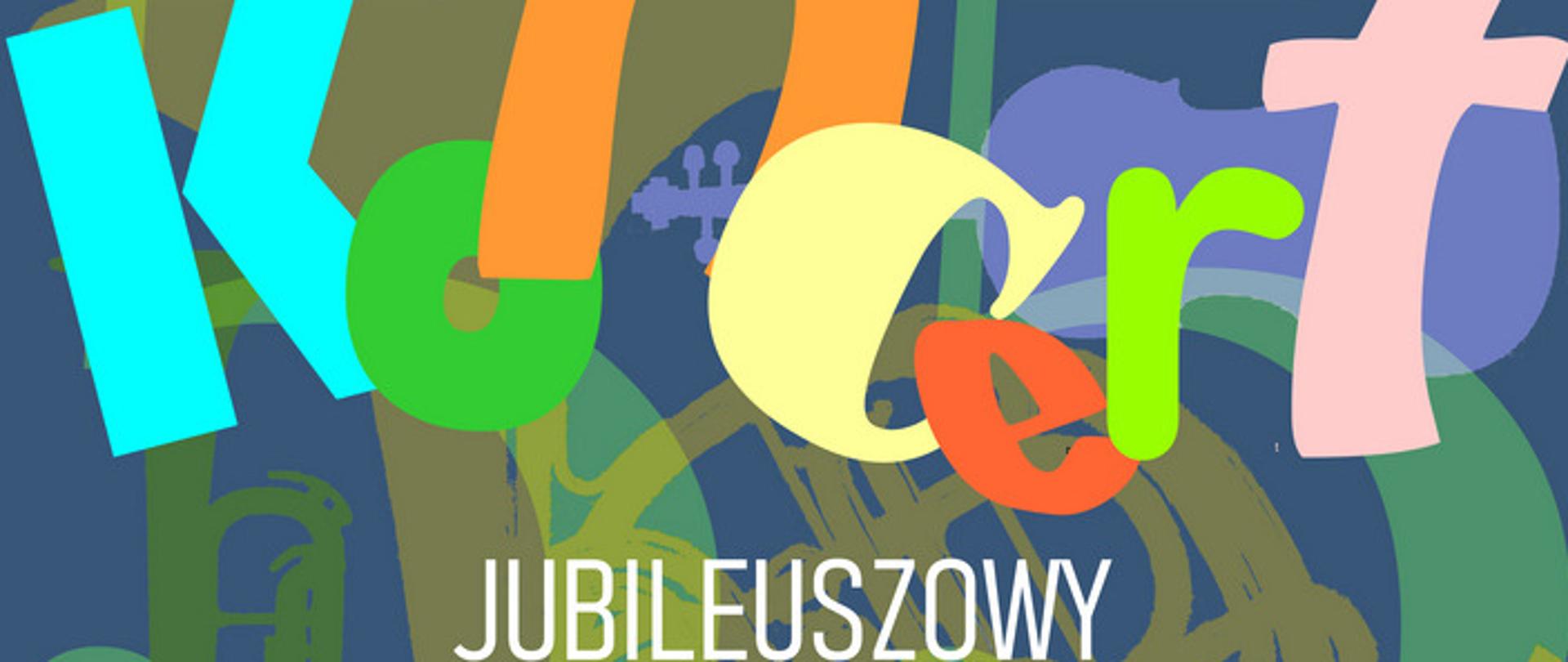 Fragment plakatu z okazji koncertu jubileuszowego 55 lecia szkoły