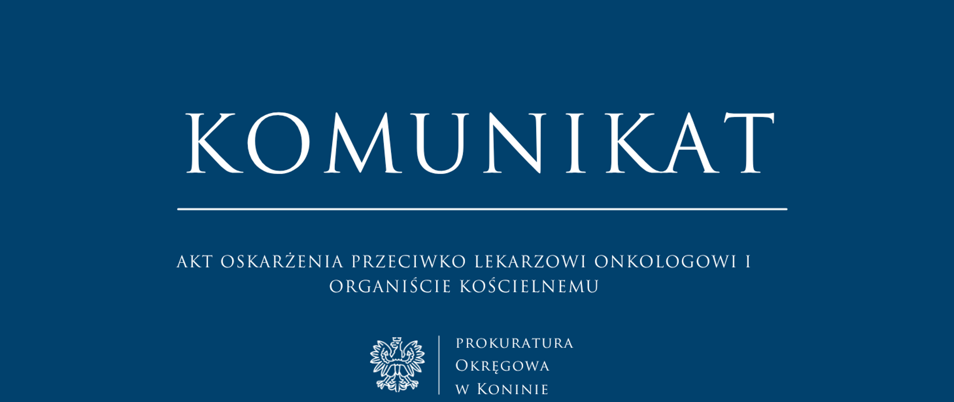 AKT OSKARŻENIA PRZECIWKO LEKARZOWI ONKOLOGOWI 