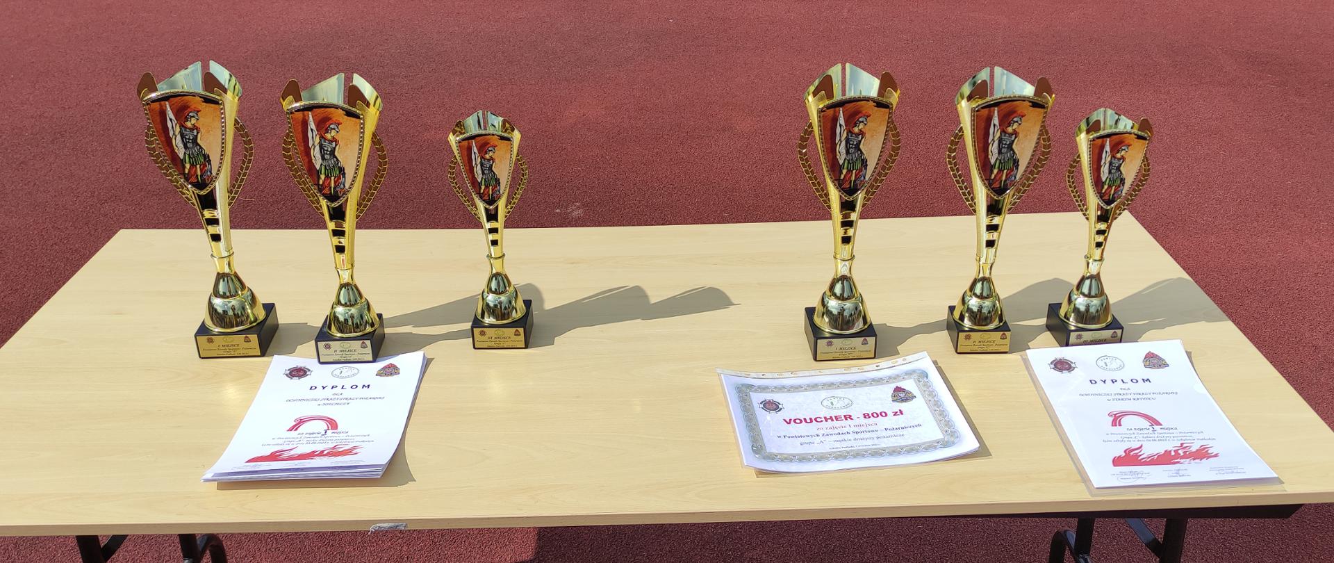 Puchary dla zwycięzców