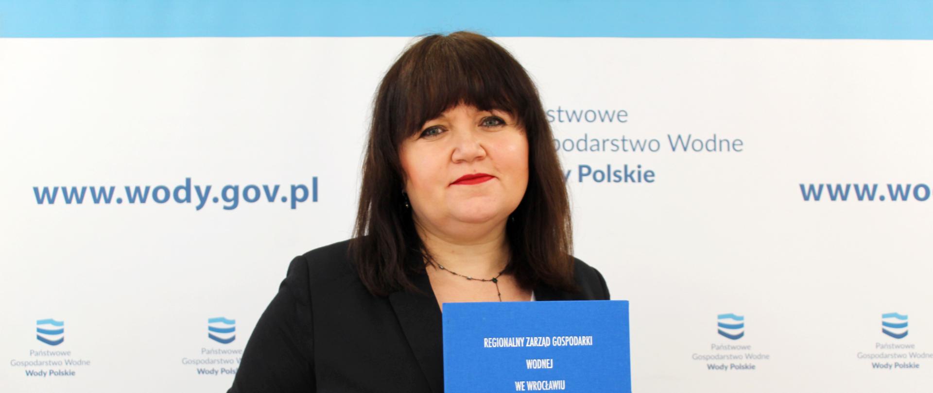Sylwia Jankowska - nowa Zastępczyni Dyrektora RZGW we Wrocławiu ds. Usług Wodnych i Zarządzania Środowiskiem Wodnym.