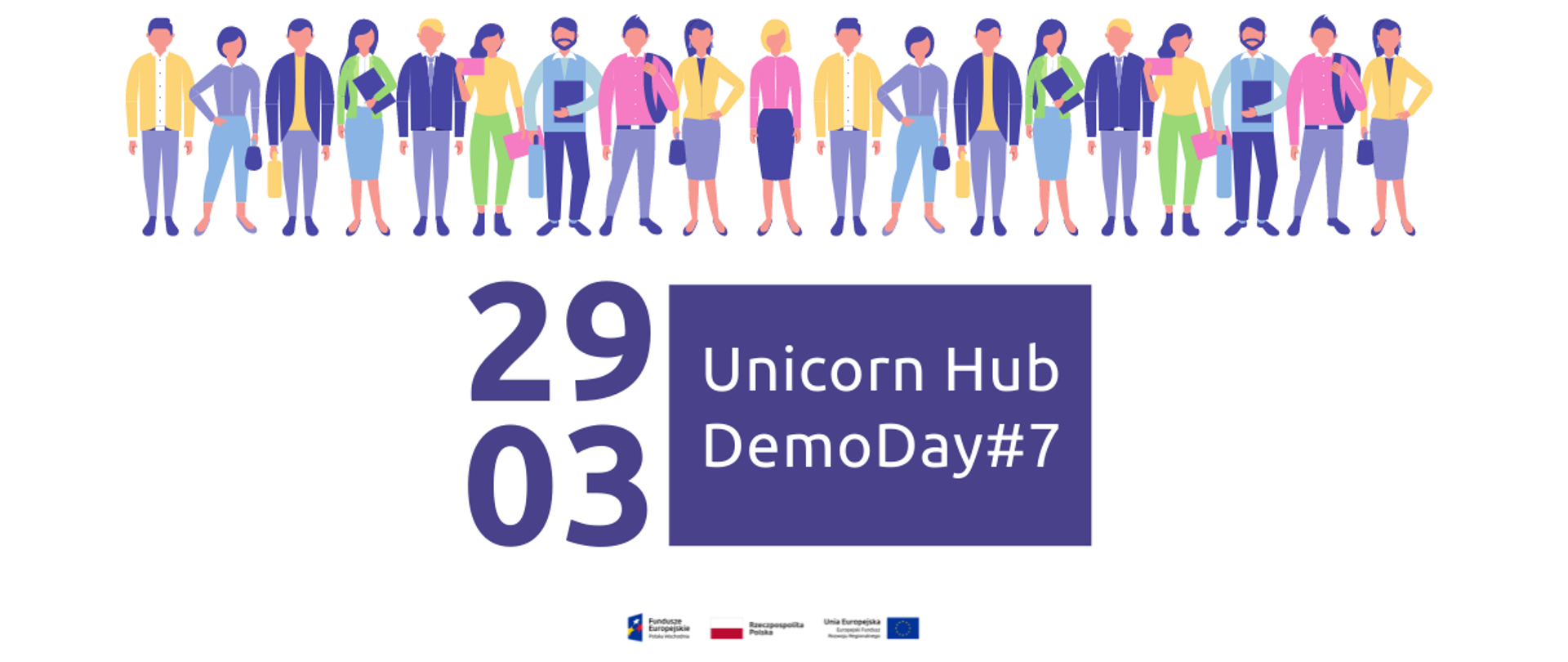 napis na grafice Unicorn Demo Day