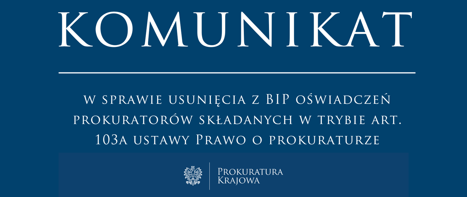 w sprawie usunięcia z BIP oświadczeń
