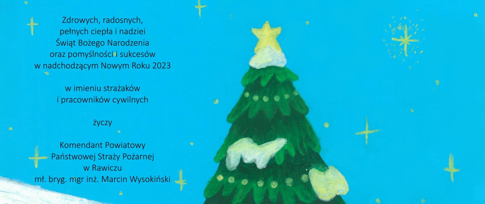 Życzenia komendanta powiatowego PSP