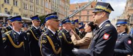 Na zdjęciu uczestnicy Wojewódzkich obchodów Dnia Strażaka 