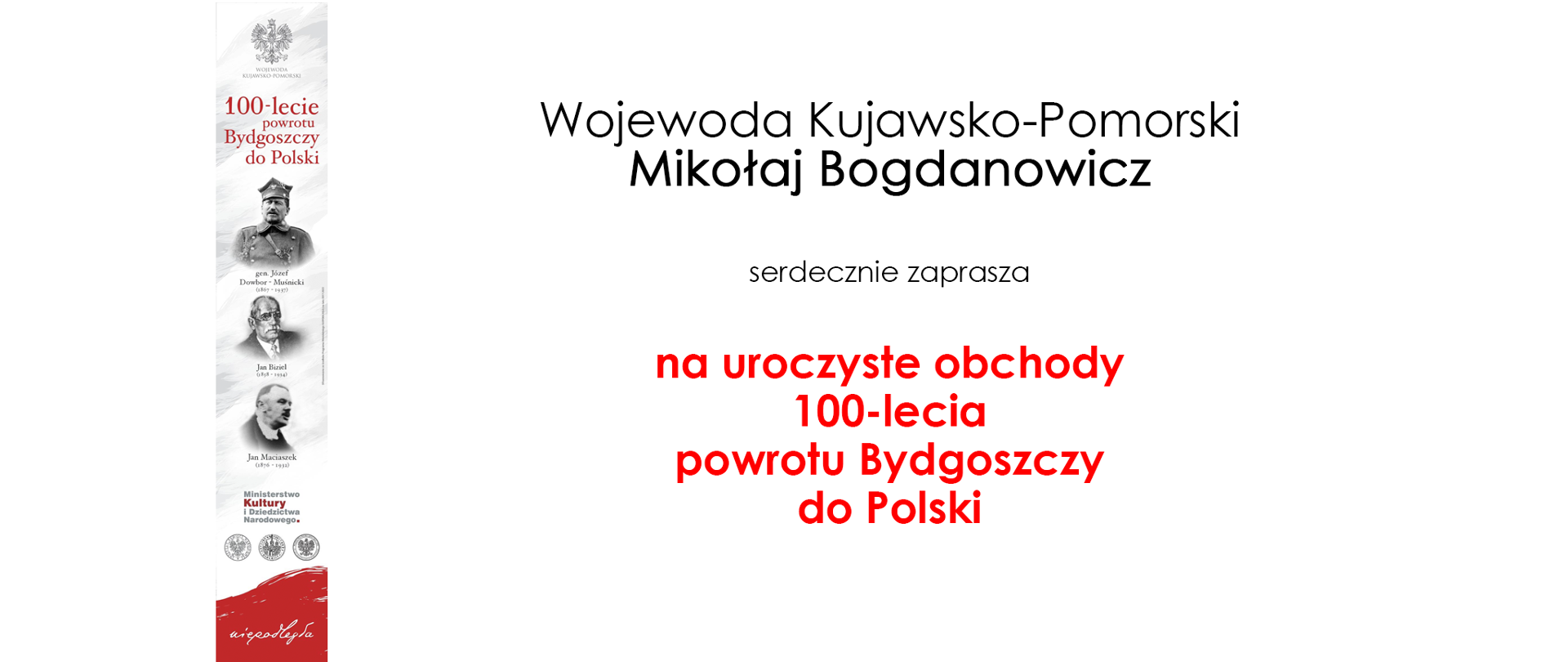 100 lat powrotu Bydgoszczy do Polski