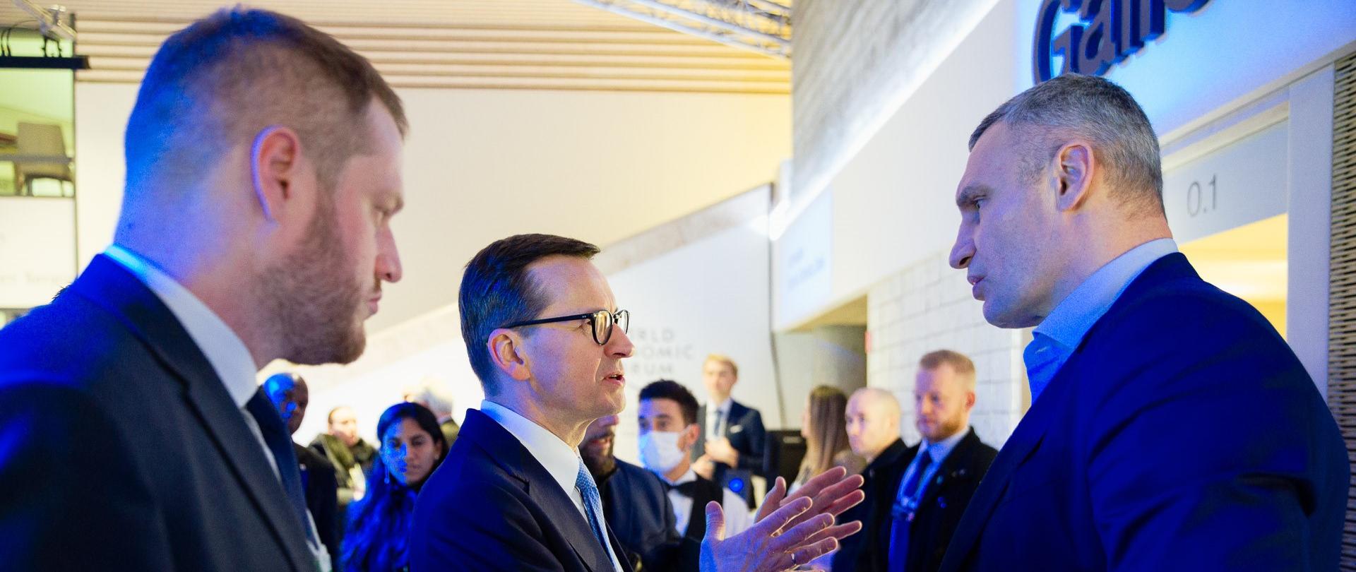 Premier Mateusz Morawiecki podczas 53. Forum Ekonomicznego w Davos
