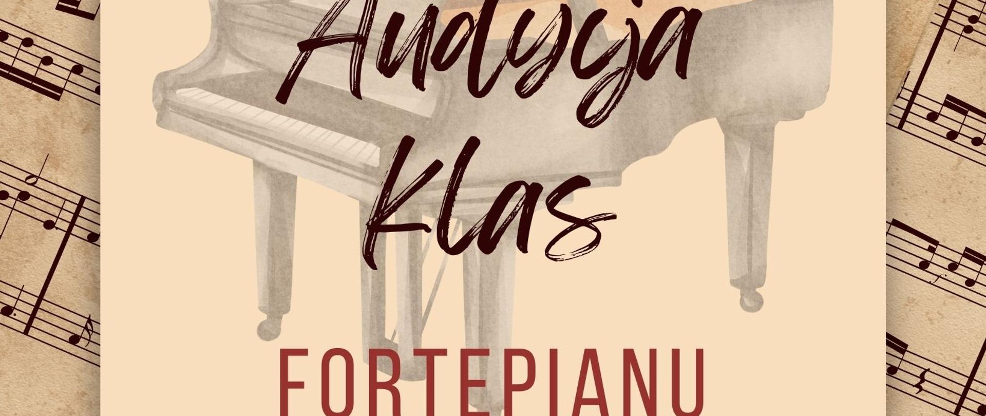 Audycja klas fortepianu z klas Pani Anny Kumanek i Małgorzaty Pieniążek, która odbędzie się 15.04.2025 o godz. 16:30 w Sali Koncertowej PSM Wadowice.