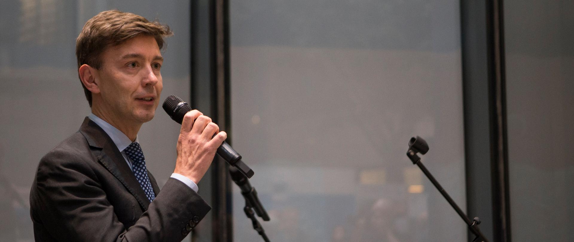 Smiling man in a suit