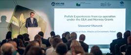 Wiceminister Sławomir Mazurek podczas seminarium