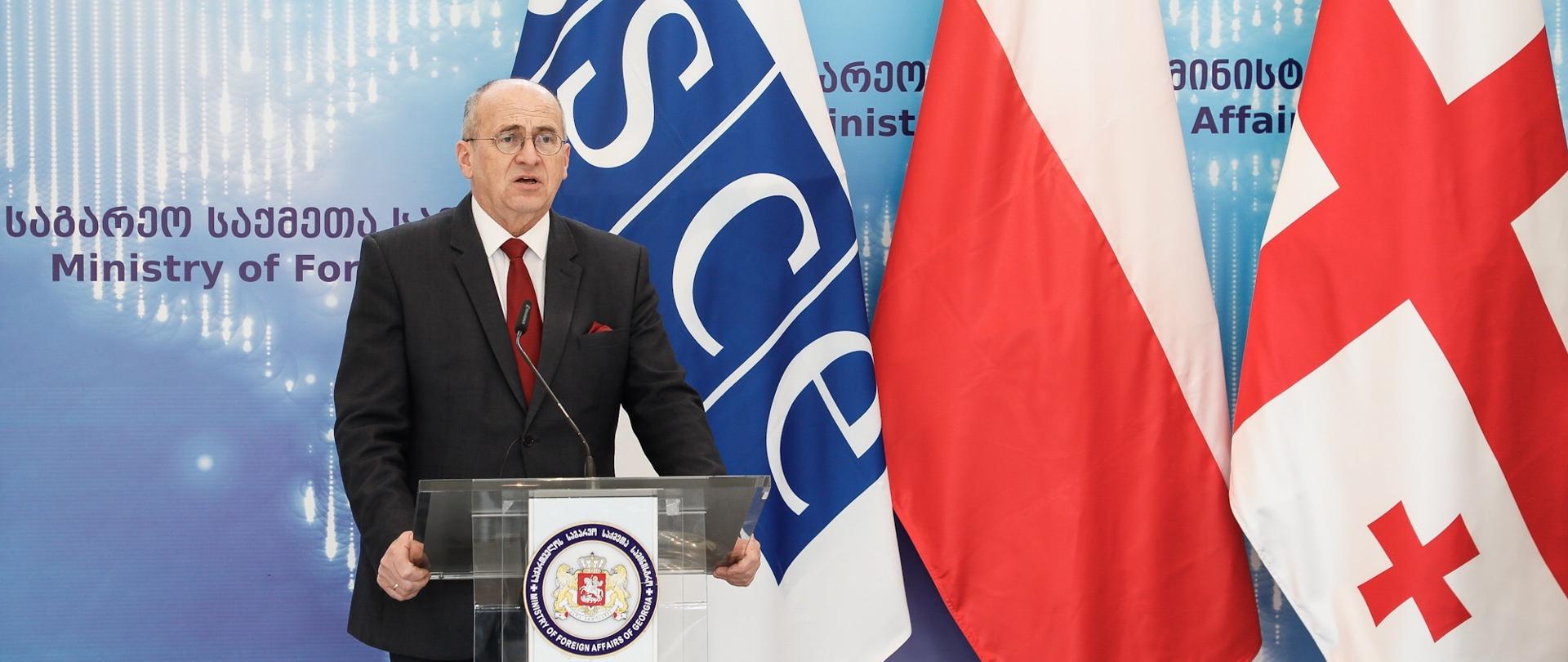Minister Rau as the OSCE Chairman-in-Office visits Georgia