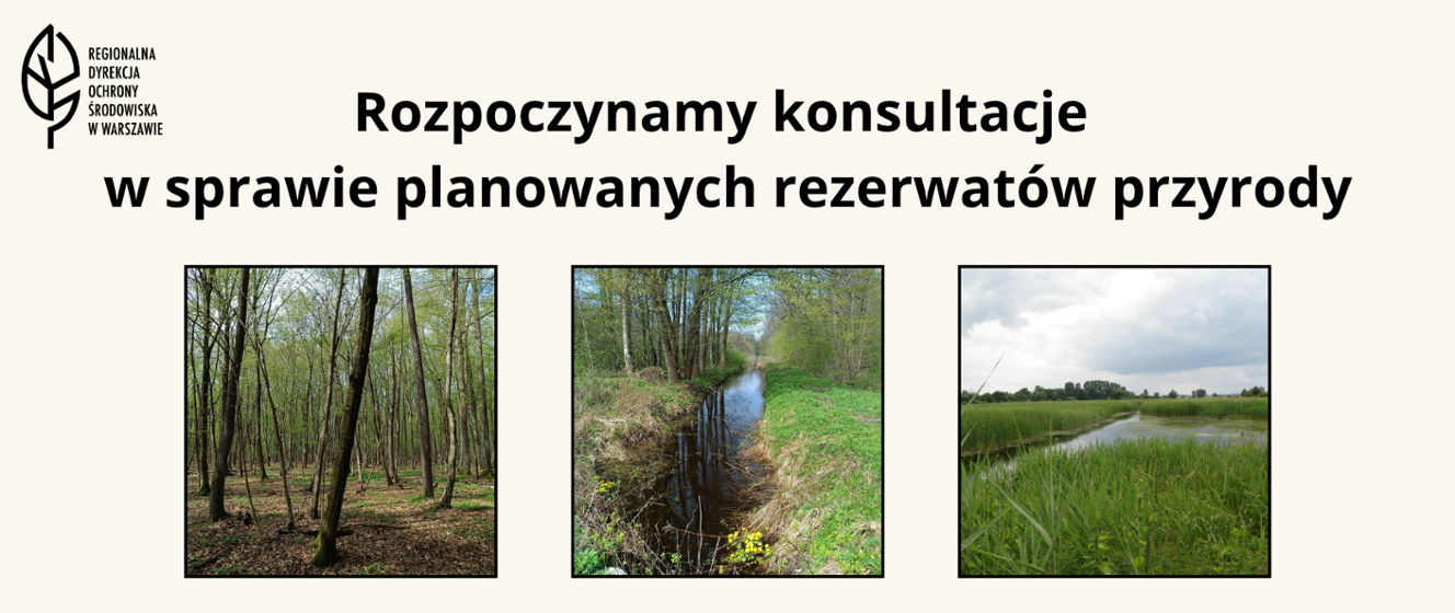 Konsultacje w sprawie nowych rezerwatów przyrody na Mazowszu