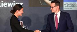 Premier Mateusz Morawiecki podczas Gali kończącej konferencję Polka XXI w. 2022
