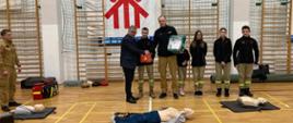 Przekazanie defibrylatora AED wraz ze szkoleniem z pierwszej pomocy 