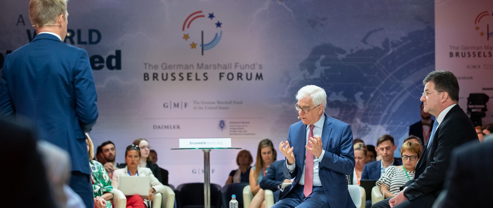 Foreign Minister Jacek Czaputowicz attends Brussels Forum