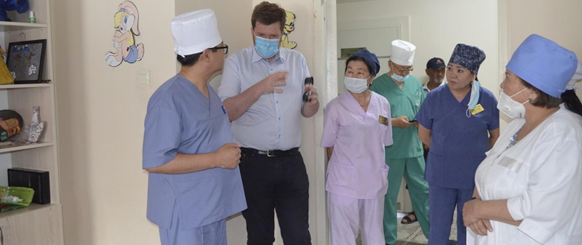 Spotkanie w Kirgiskim Instytucie Badawczym Balneologii i Rehabilitacji w Tasz-Debe