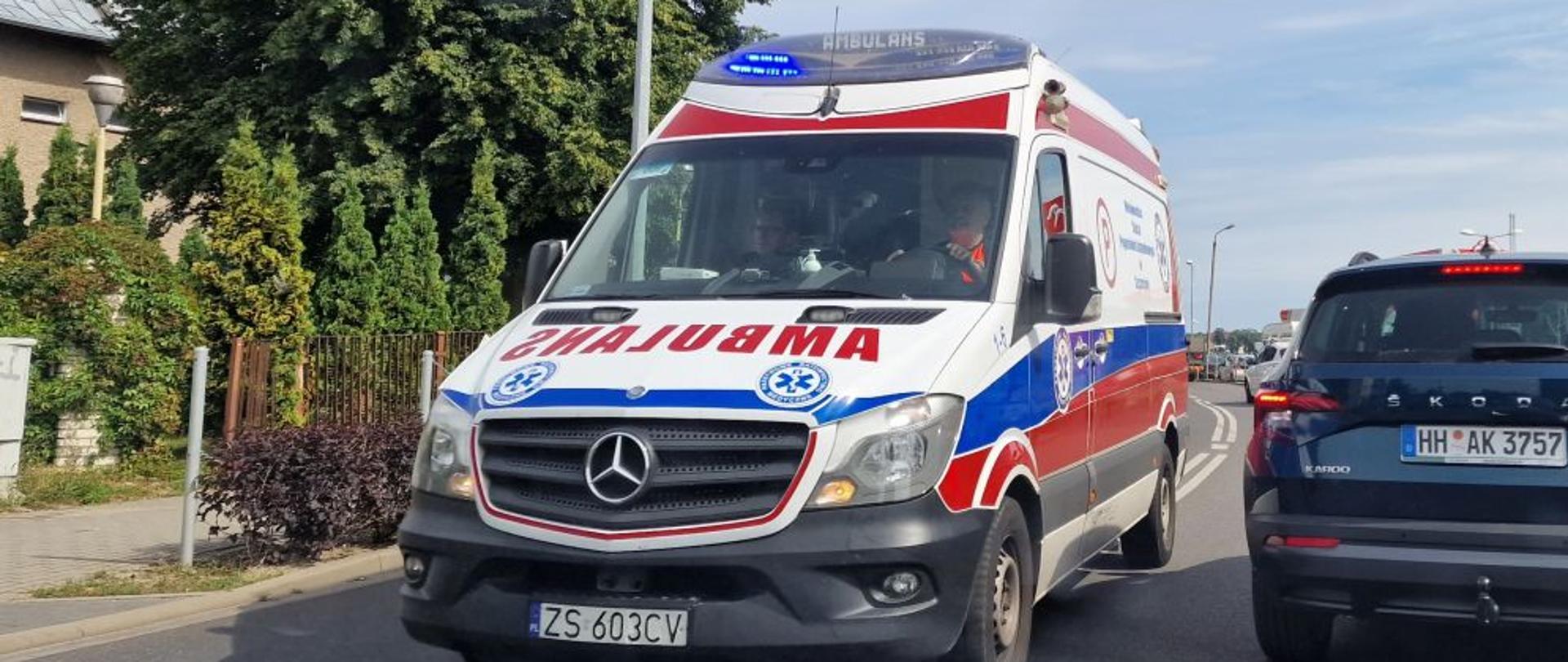 Pojazd ZRM na drodze