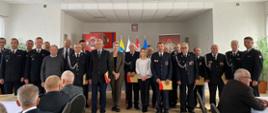 druhowie OSP i zaproszeni gości po wręczeniu decyzji