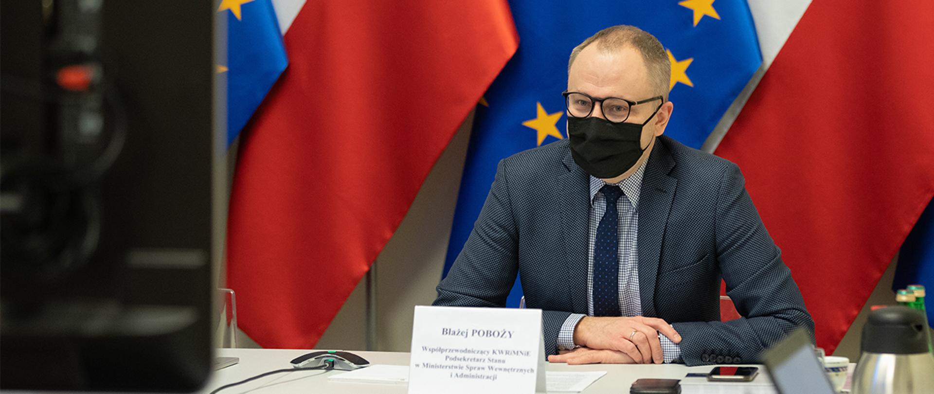 Na zdjęciu: wiceminister Błażej Poboży