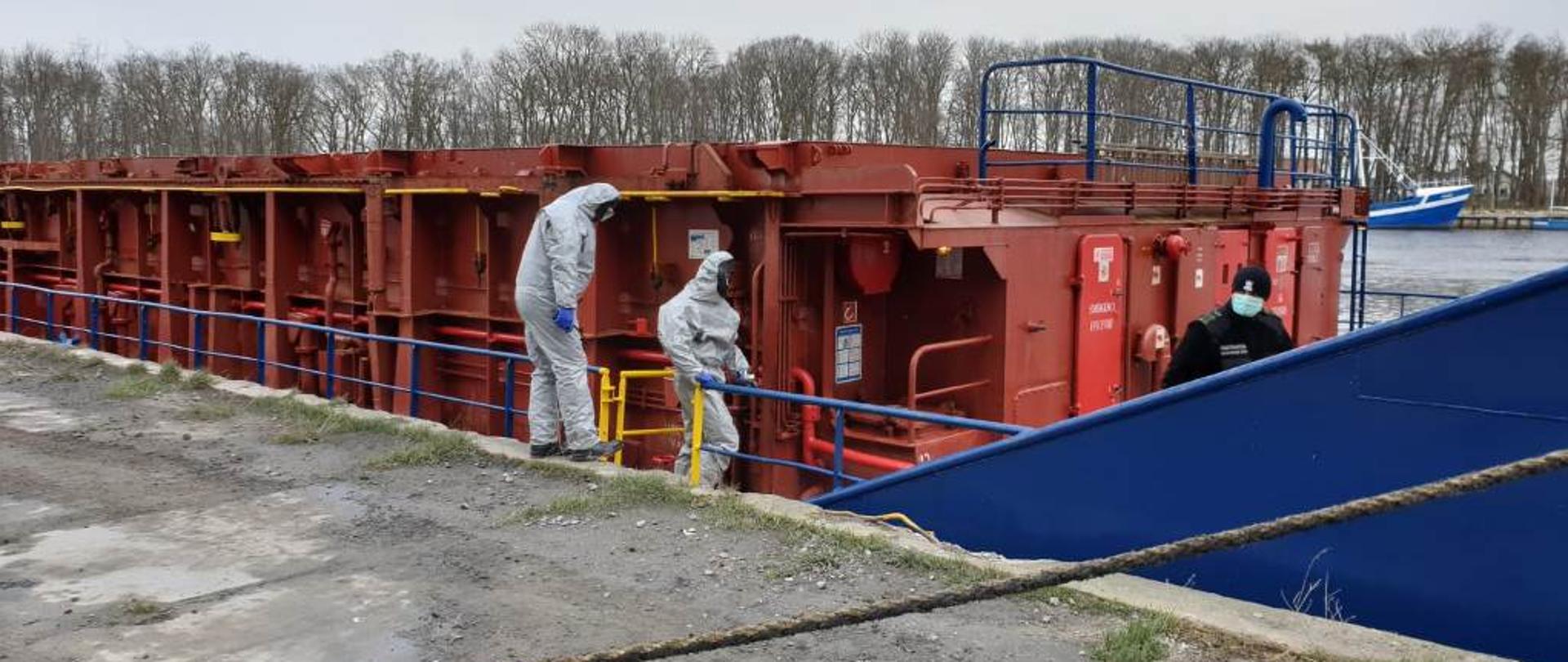 Działania PSP w Porcie Darłowo COVID-19