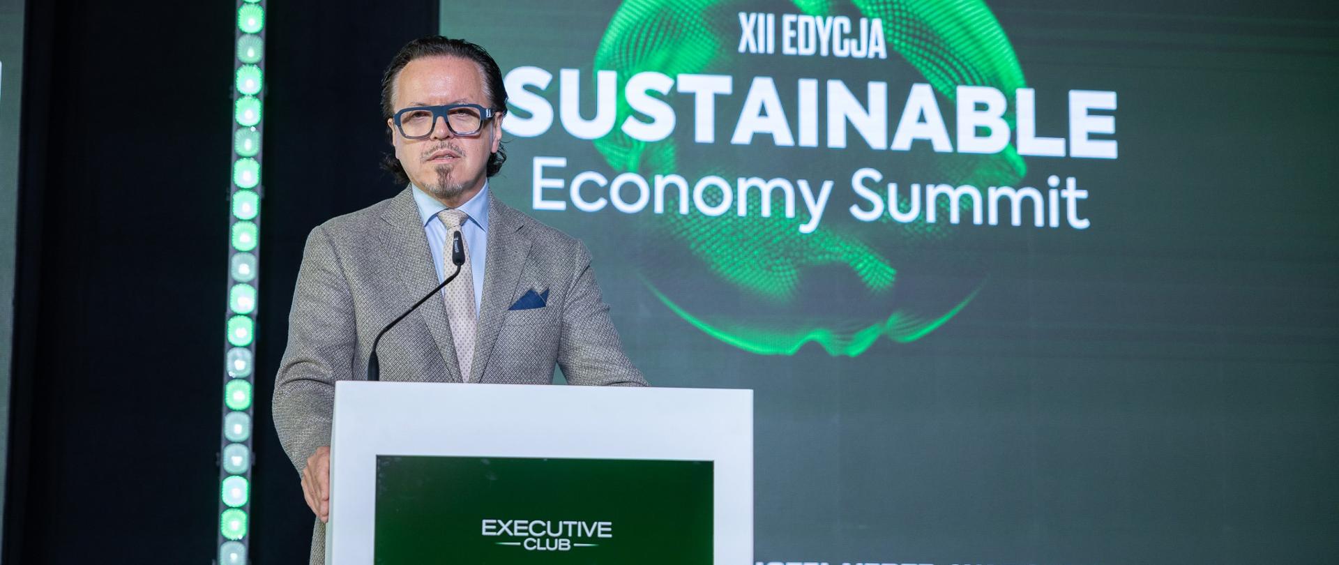 Minister Wojciech Balczun na Sustainable Economy Summit