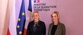 Minister Anna Moskwa na spotkaniu z Agnès Pannier-Runacher, minister ds. transformacji energetycznej Francji. 